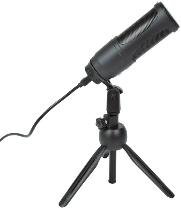Citronic CU-50, USB mikrofon se stolním stojanem, černý - Image 2