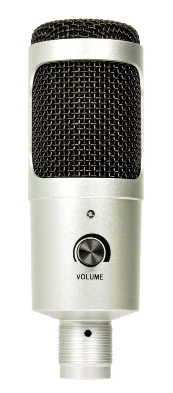 Citronic CU-POD2, USB mikrofon se stolním stojanem, stříbrný - Image 3