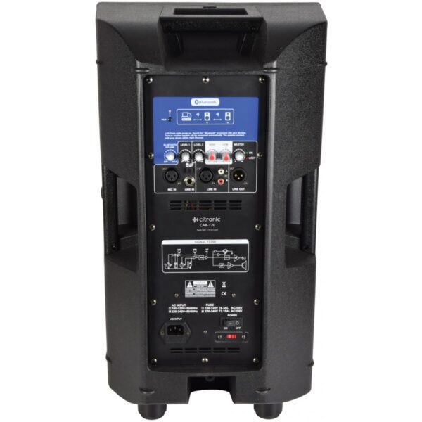 Citronic CAB-12L, aktivní 12" reprobox BT, 300W - Image 3