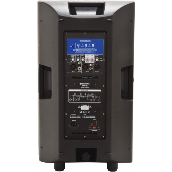 Citronic CAB-15L, aktivní 15" reprobox BT, 350W - Image 4