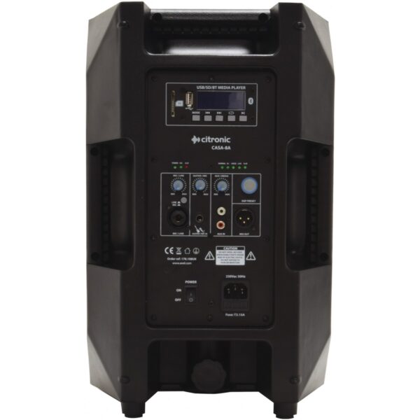 Citronic CASA-8A, aktivní 8" reprobox DSP/USB/SD/BT, 200W - Image 3