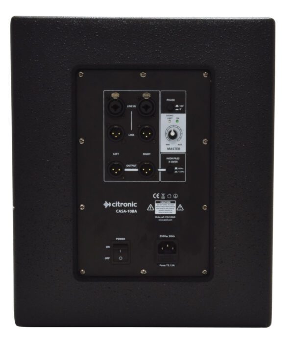 Citronic CASA-10BA, aktivní 10" subwoofer, 300W - Image 5