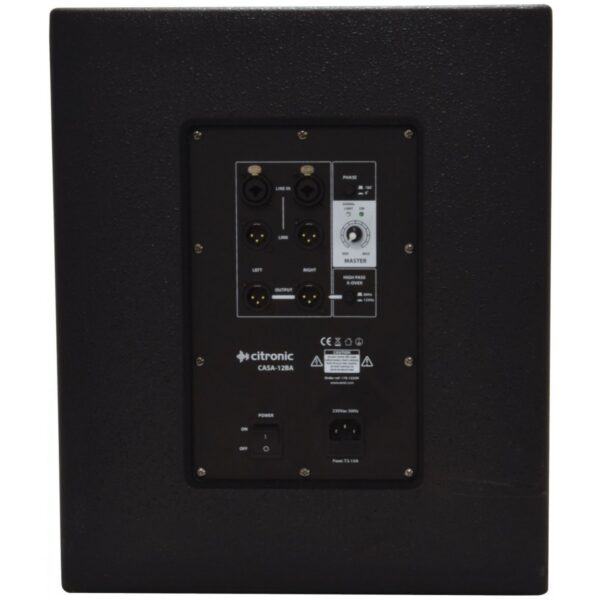 Citronic CASA-12BA, aktivní 12" subwoofer, 400W - Image 5