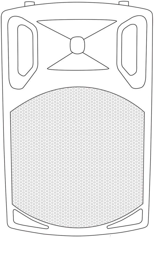 QTX QX15A, Aktivní 15", 250W - Image 4