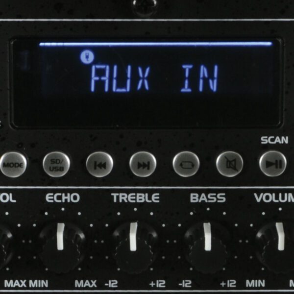 QTX QX12PA-PLUS, mobilní 12" zvukový systém MP3/SD/USB/BT/FM/2x UHF - Image 4