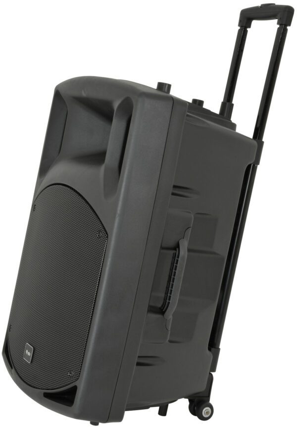 QTX QX15PA, mobilní 15" zvukový systém MP3/BT/FM/2x VHF, 250W - Image 4