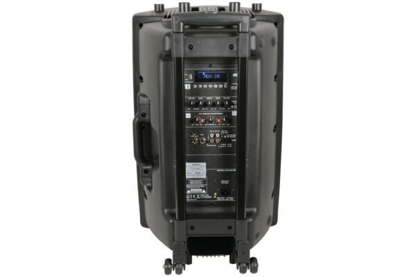 QTX QX15PA-PLUS, mobilní 15" zvukový systém MP3/BT/FM/2x UHF, 250W - Image 3