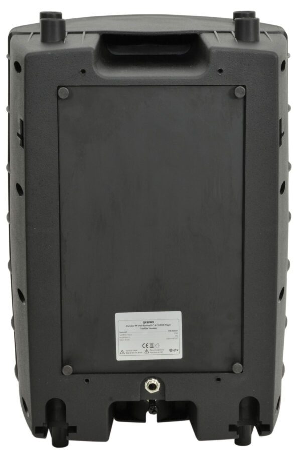 QTX PAV8, mobilní 8" zvukový systém CD/DVD/MP3/BT/2x UHF, 100W - Image 7
