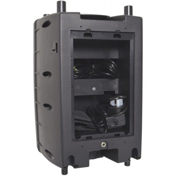 QTX PAV10, mobilní 10" zvukový systém CD/DVD/MP3/BT/2x UHF, 100W - Image 5