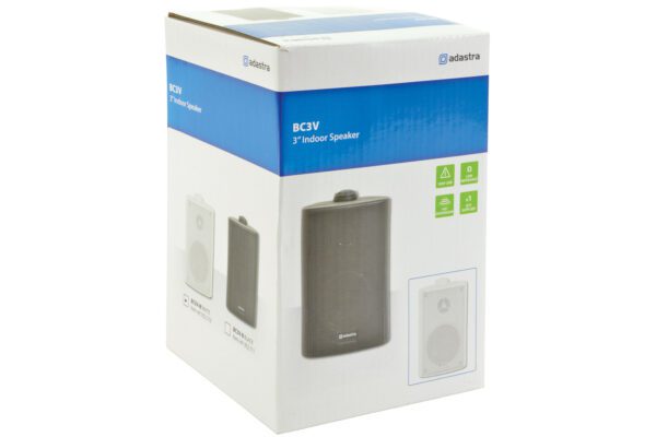 Adastra BC3V, 100V nástěnný 3" reprobox, 30W, bílý - Image 5
