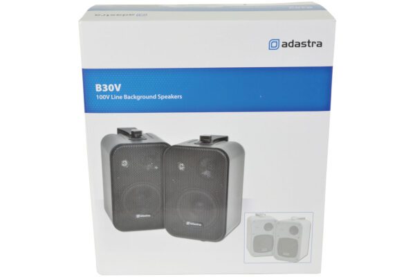 Adastra B30V-W, 100V nástěnné 4" reproduktory, 30W, bílé - Image 6
