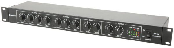 Adastra ML432, mikrofonní/linkový 19" mixážní pult, 1HE - Obrázek 3