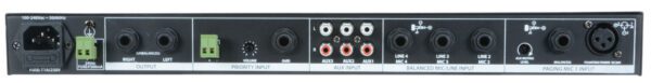 Adastra ML432, mikrofonní/linkový 19" mixážní pult, 1HE - Obrázek 6