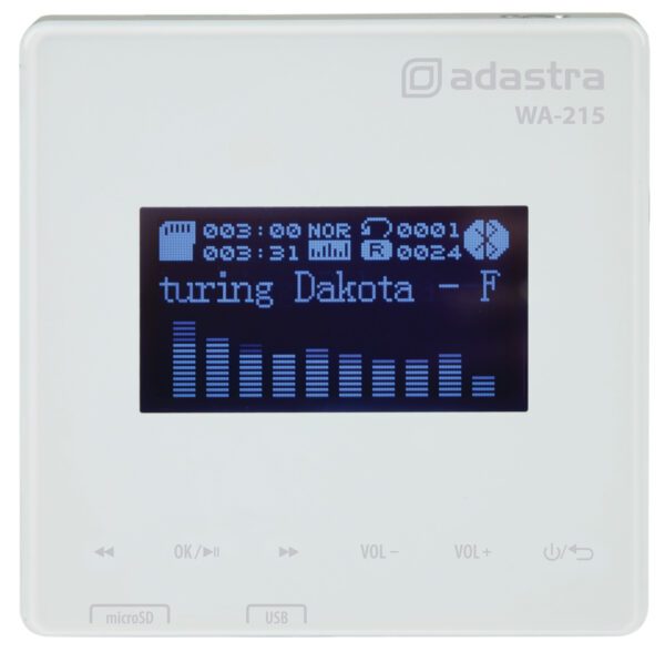 Adastra WA-215, nástěnný zesilovač a podhledové reproduktory, 30W, bílé - Image 8