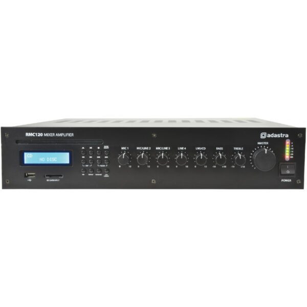 Adastra RMC120, 100V 5-kanálový mixážní zesilovač, 120W, CD/MP3/FM