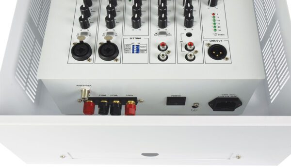 Adastra SA 120, nástěnný 100V zesilovač s UHF mikrofonem a přehrávačem médií - Image 3