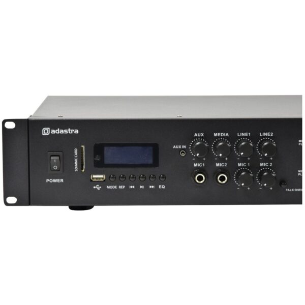 Adastra A4, duální stereo PA zesilovač, MP3/SD/USB/BT/FM, 4x 200W - Image 4