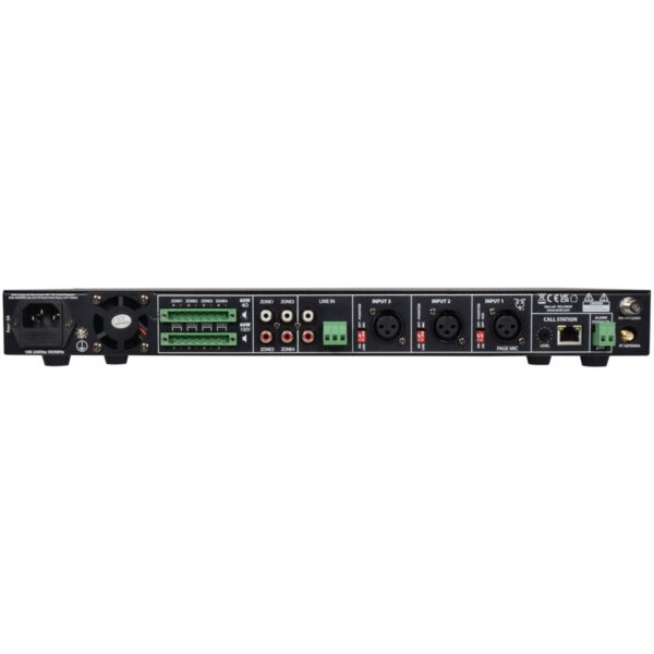 Adastra RM4460, zónový 100V mixážní zesilovač 4 x 60W - Image 3