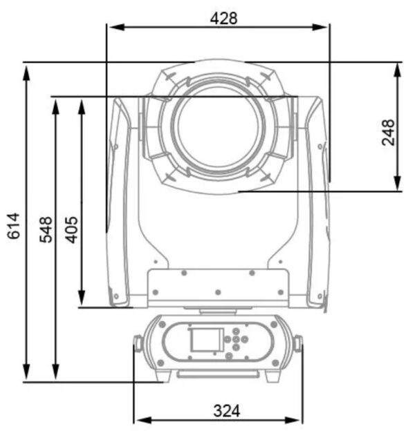 Muvik BSW-440, Beam Spot Wash, 3in1 - Image 7