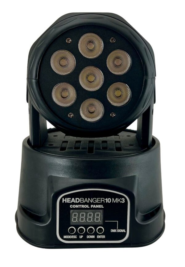 Stagg SLI MHW HB10-0, 7x10W RGBW, DMX, otočná hlavice - Image 7