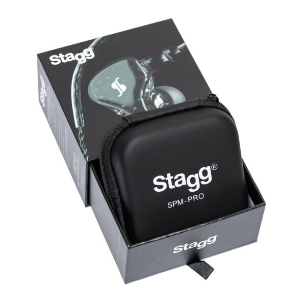 Stagg SPM-PRO BK, 3-driver in-ear sluchátka, černá - Obrázek 4