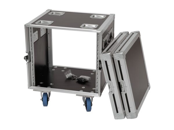 Rack Profi 10HE, hloubka 45cm, s kolečky, 9mm - Obrázek 5
