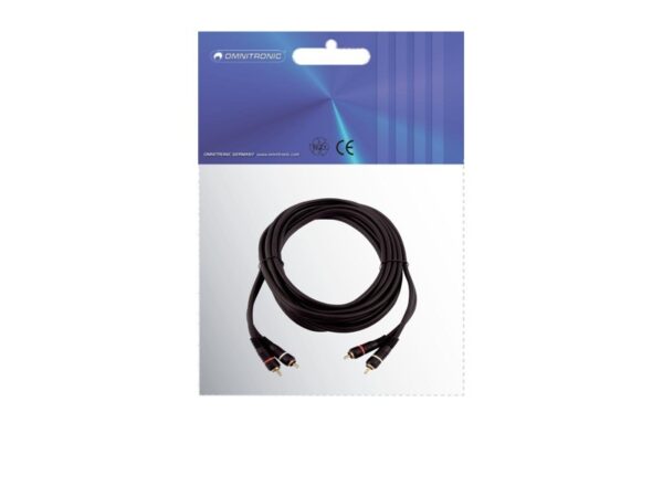 Kabel CC-50, propojovací kabel 2x 2 RCA zástrčka HighEnd, 5m - Image 3