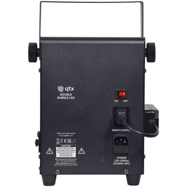 QTX LED Double Bubble, výrobník bublin s LED - Image 3