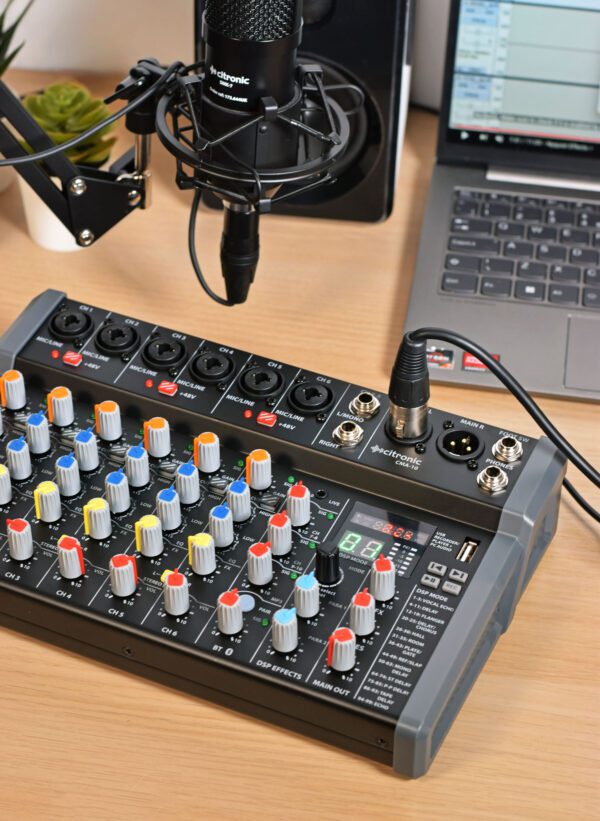 Citronic CMA-10, mixážní pult s DSP FX a BT/USB - Image 8