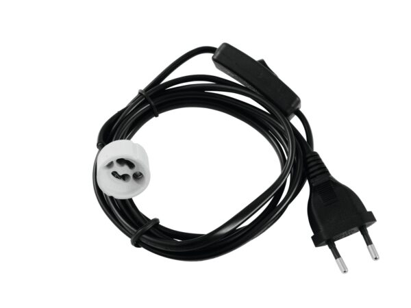 Kabel napájecí s paticí GU-10, vypínač, vidlice - Image 4