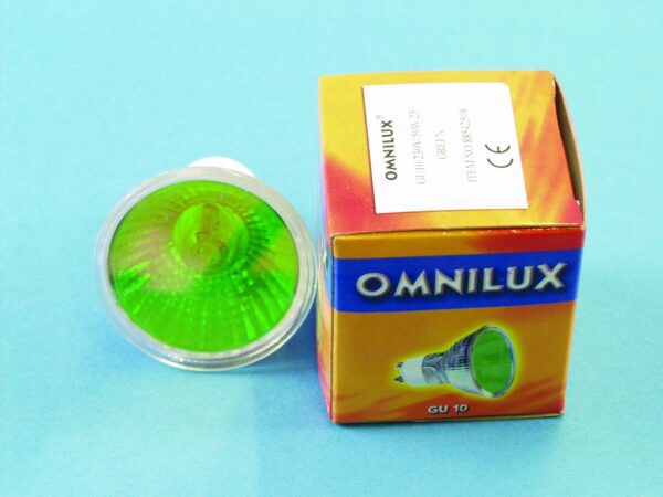 230V/50W GU-10 25 Omnilux, zelená - Image 4