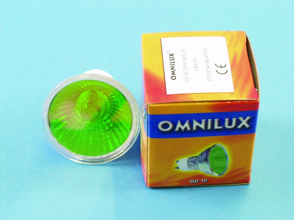 Omnilux 230V/50W GU-10 25, zelená - Obrázek 8