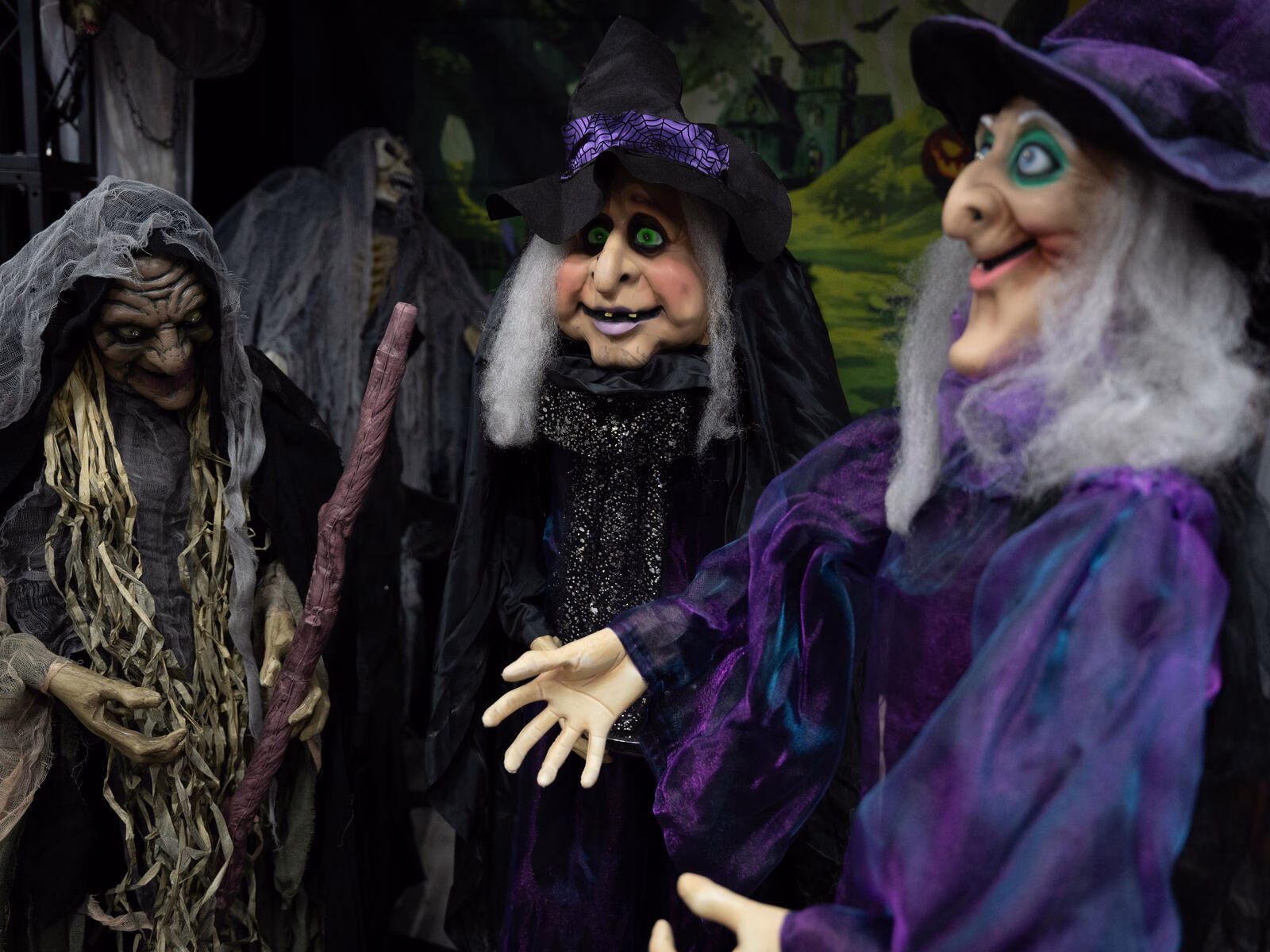 Halloweenská čarodějnice, 180 cm - Obrázek 15