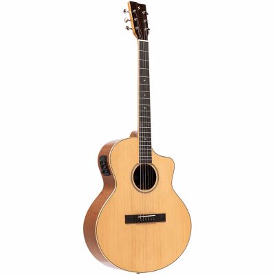 Stagg SA45 OCE-LW, elekroakustická kytara typu Orchestra