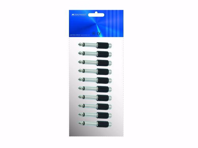 Omnitronic redukce Cinch zásuvka - Jack 6,35 mm zástrčka mono, balení 10ks - Obrázek 6