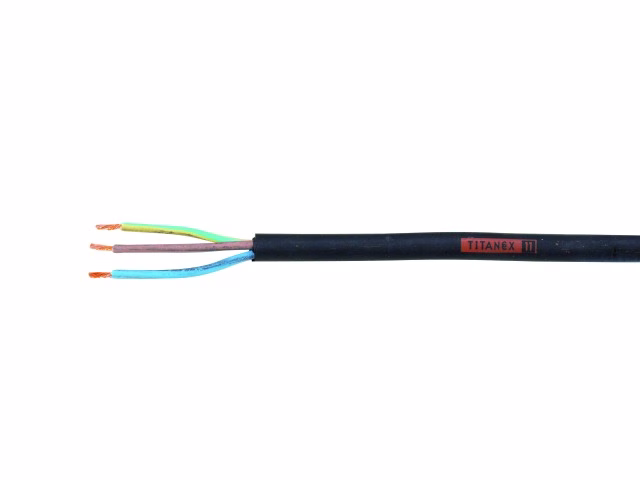 Titanex H07RN-F silový kabel, 3x2,5 mm, černý, 100 m role - Obrázek 4