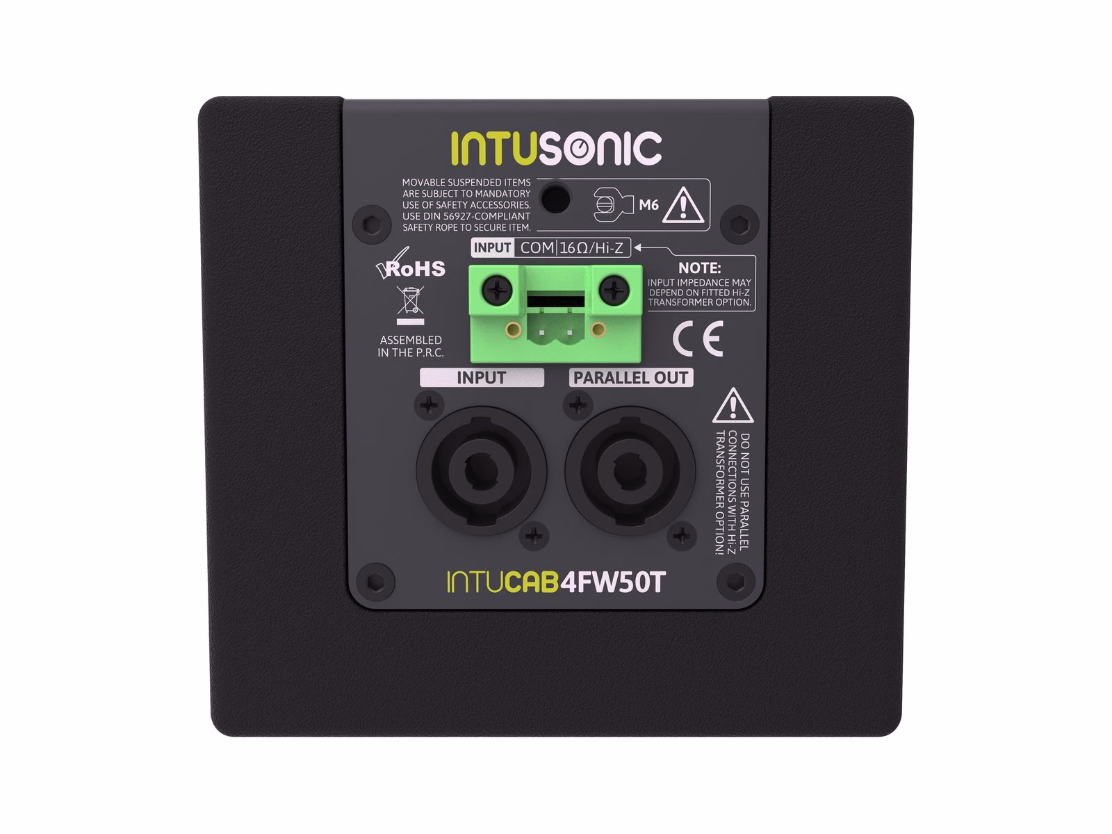 INTUSONIC INTUCAB 4FW50T, 4" Full-range reproduktor černý - Obrázek 7