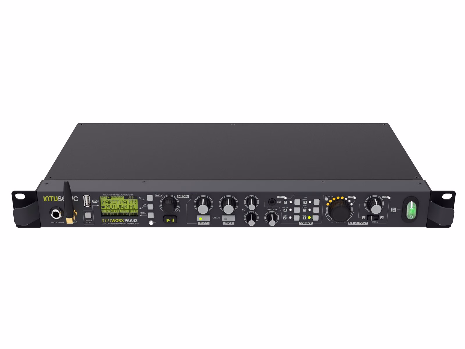 INTUSONIC PAA4, stereo mediální předzesilovač s 2výstupy - Obrázek 8