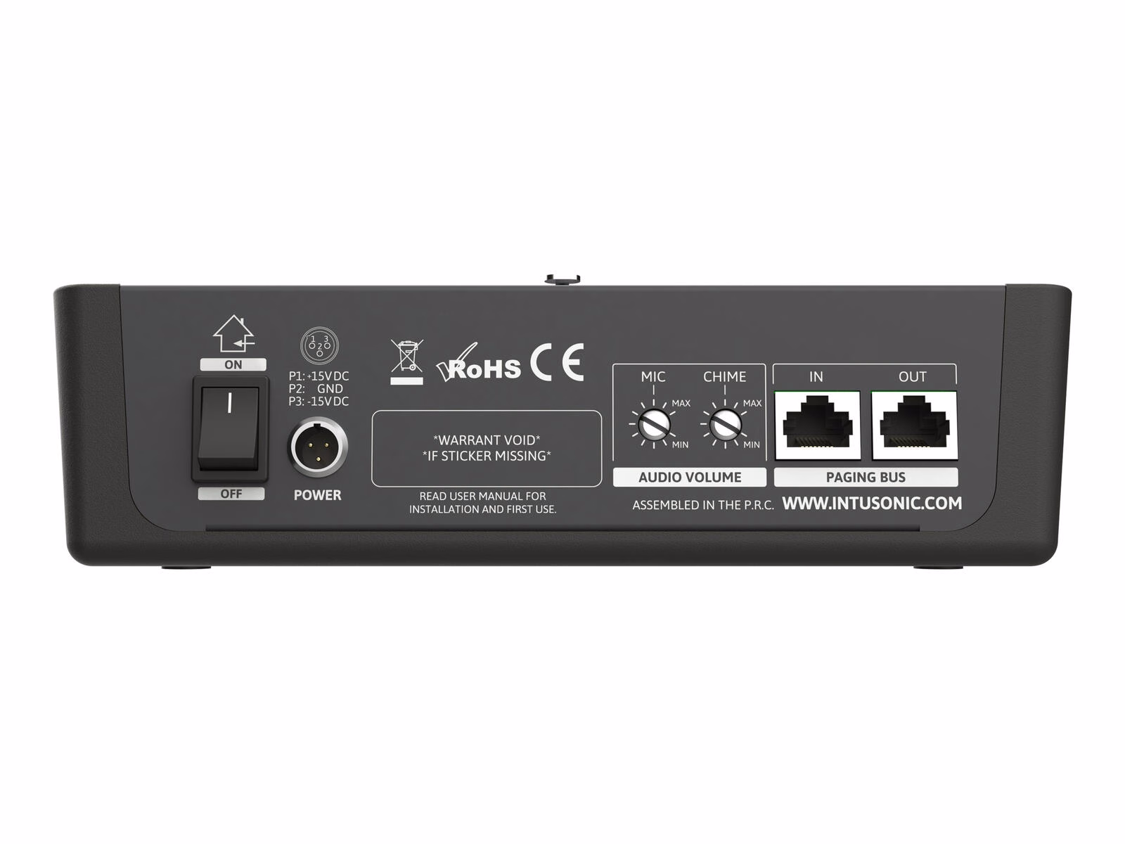 INTUSONIC HPA41, 4-zónová pagingová stanice - Obrázek 8