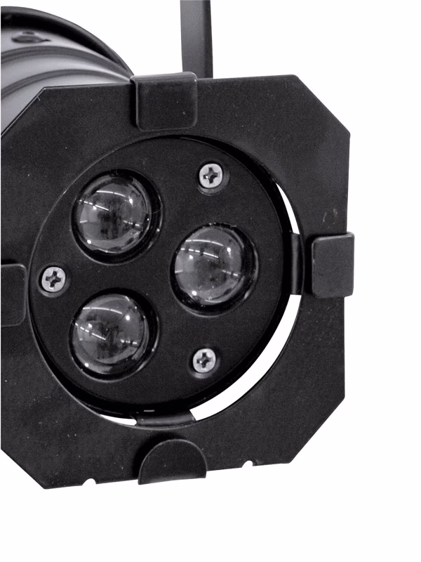 Eurolite LED PAR-16 spot černý, 3x3W LED 3200K - Obrázek 4