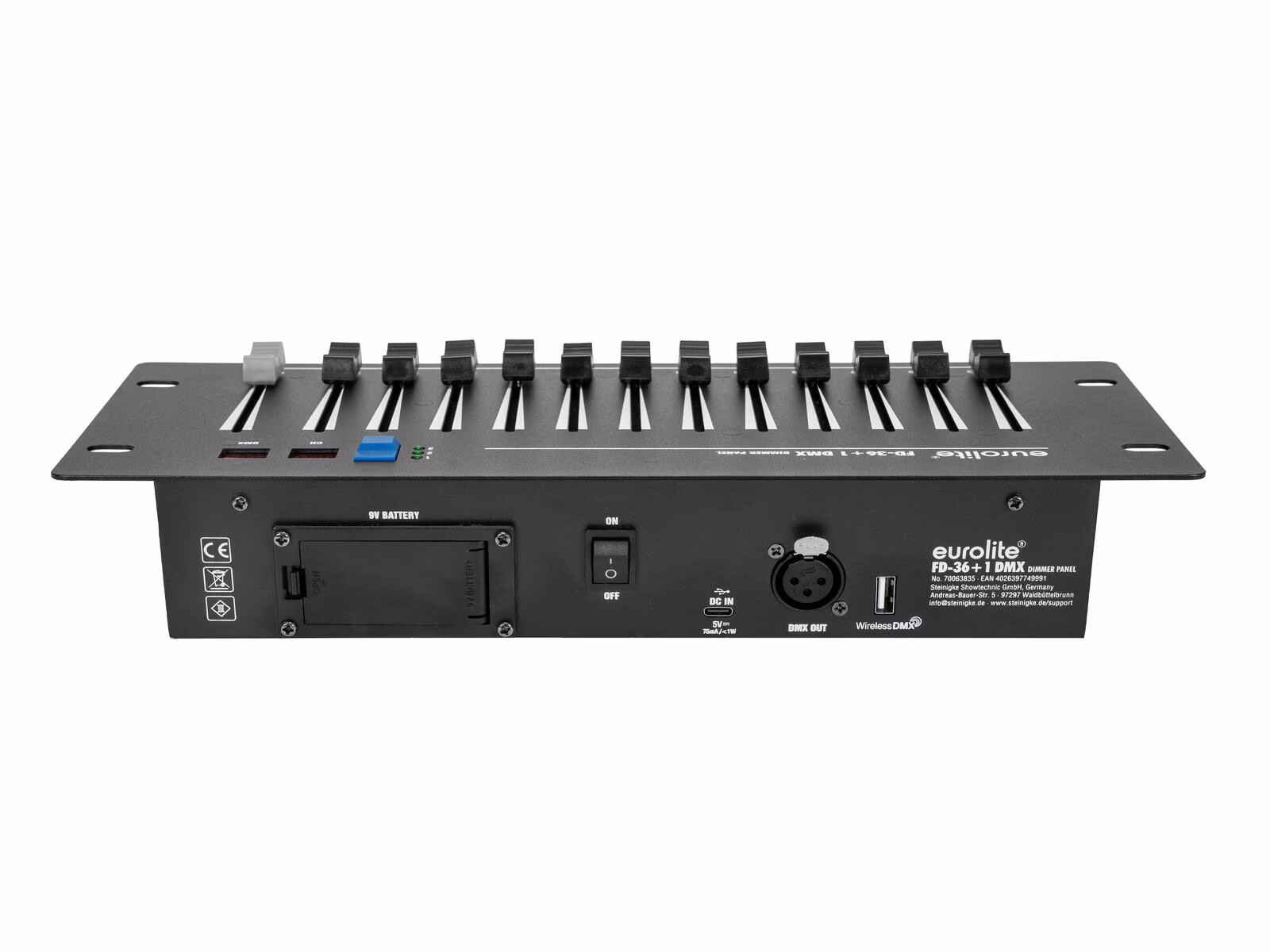 Eurolite FD-36+1 DMX stmívací ovladač - Obrázek 3