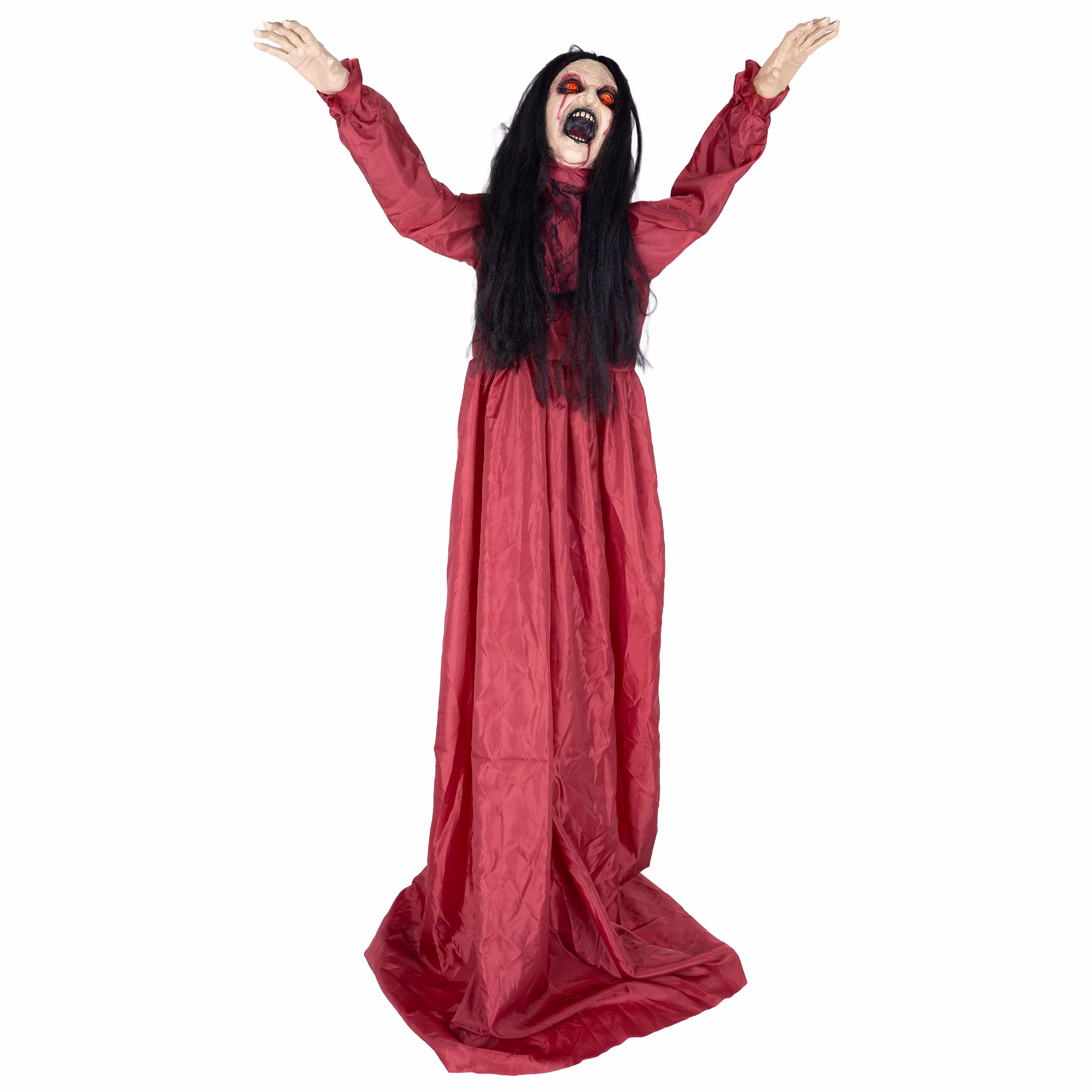 Halloween dívka v červených šatech, 157 cm