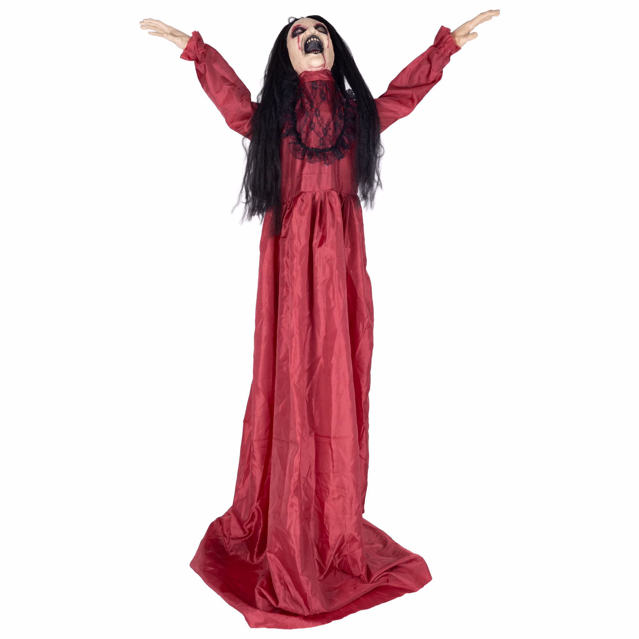 Halloween dívka v červených šatech, 157 cm - Obrázek 3