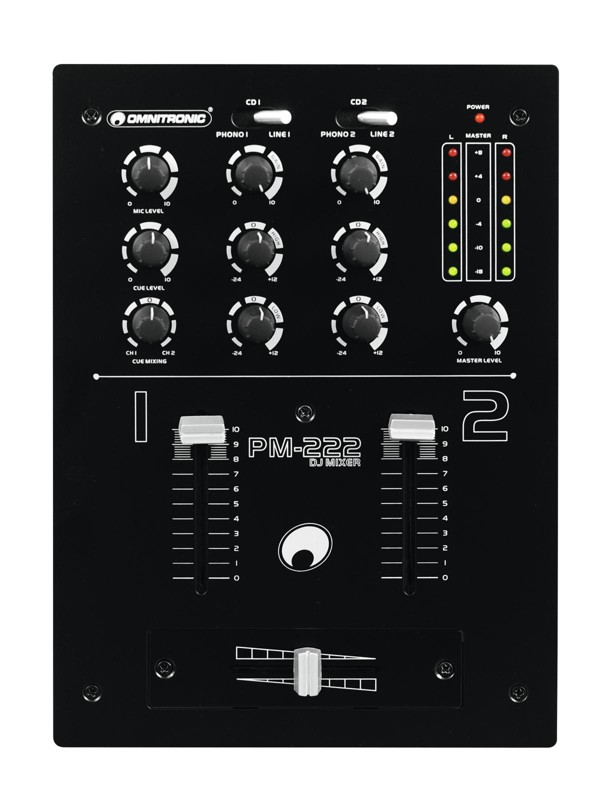 Omnitronic PM-222, 2-kanálový mixážní pult - Obrázek 5