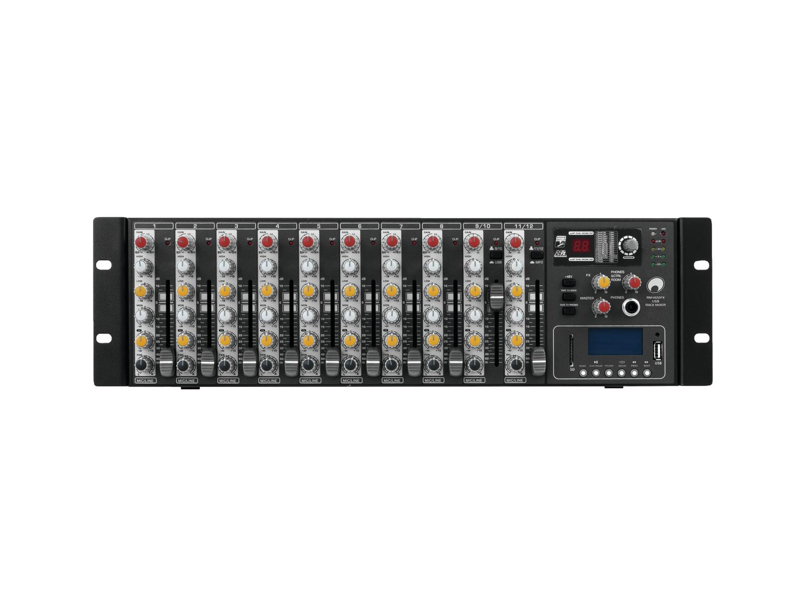 Omnitronic RM-1422FX USB Rack mixer - Obrázek 5