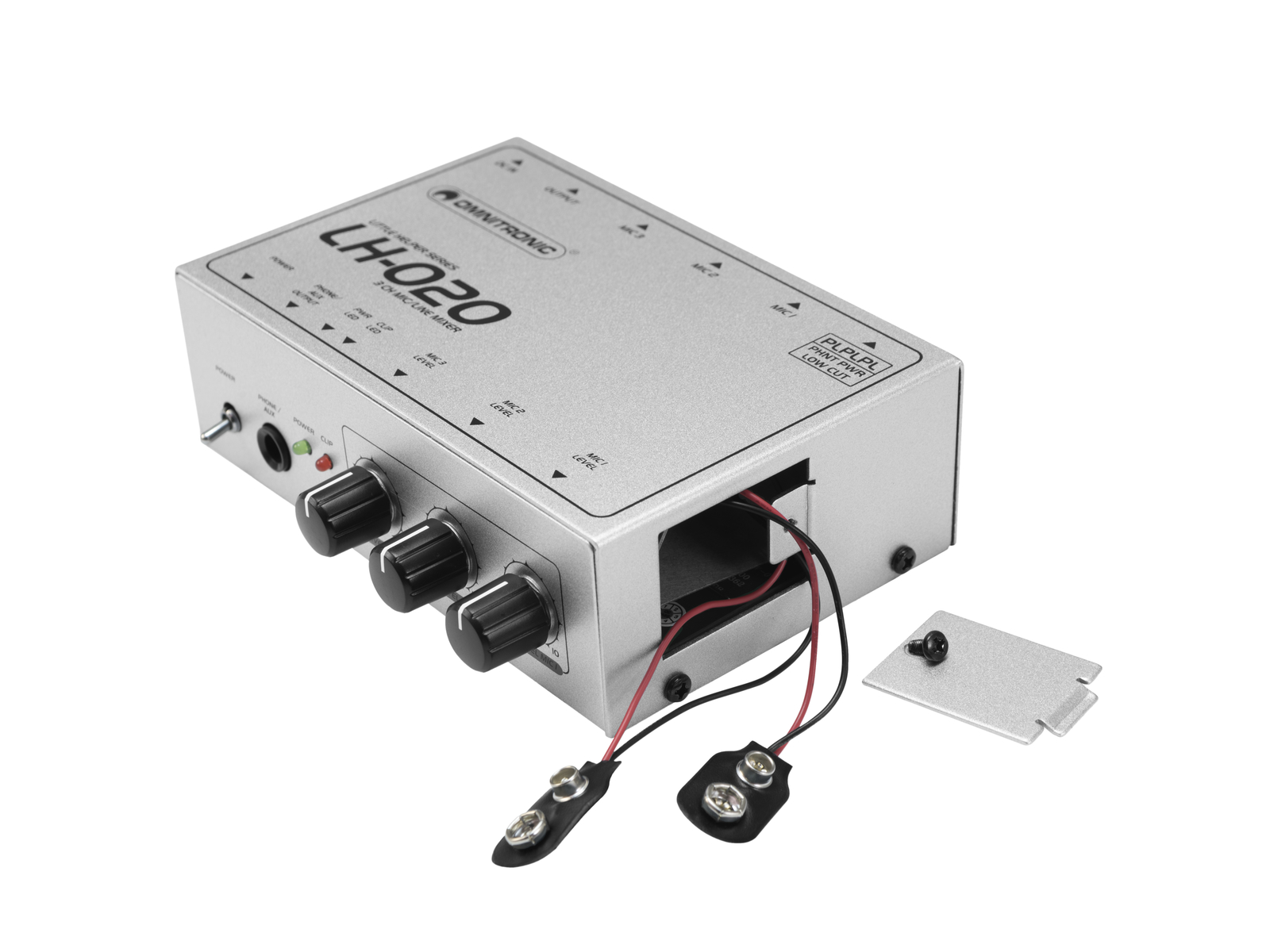 Omnitronic LH-020, mini mixážní pult 3-kanálový - Obrázek 3