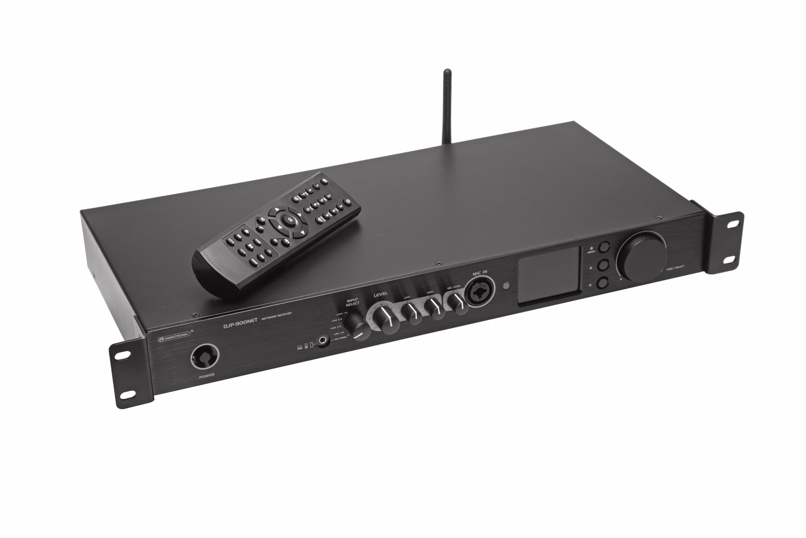 Omnitronic DJP-900NET Stereo přijímač se zesilovačem třídy D s internetovým rádiem - Obrázek 8