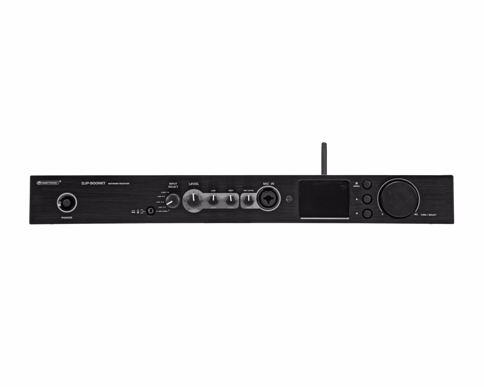 Omnitronic DJP-900NET Stereo přijímač se zesilovačem třídy D s internetovým rádiem - Obrázek 11