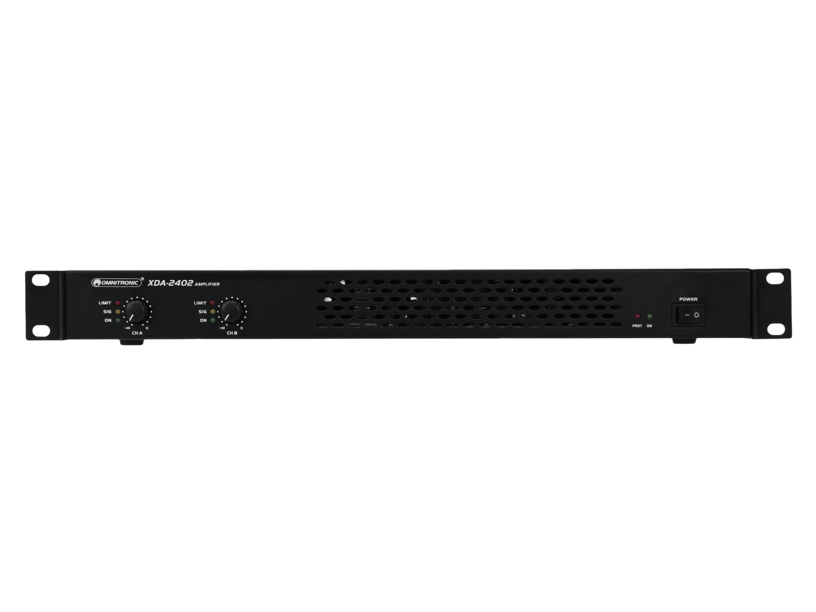 Omnitronic XDA-2402 Class D zesilovač - Obrázek 4