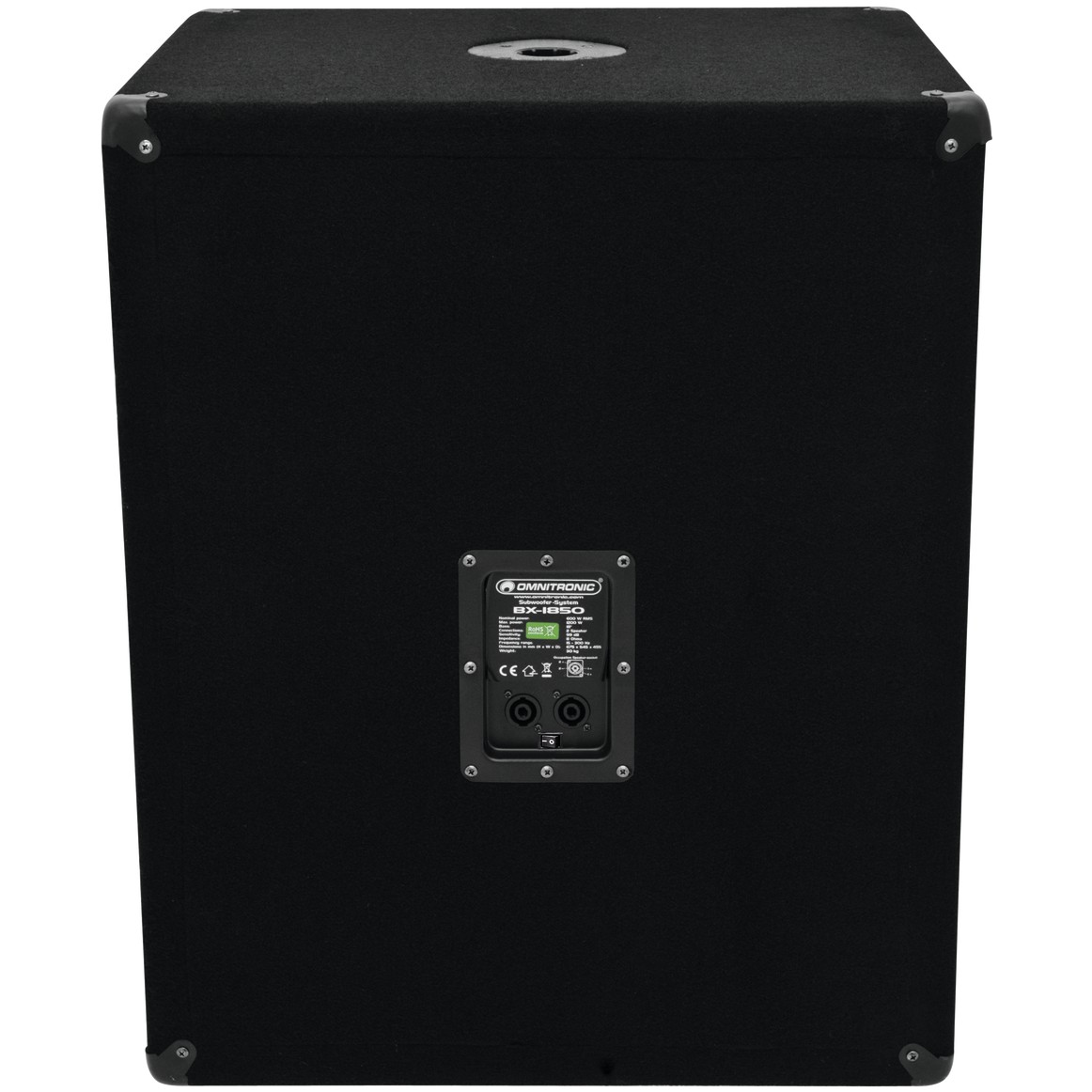 Omnitronic BX-1850, subwoofer 300W - Obrázek 4